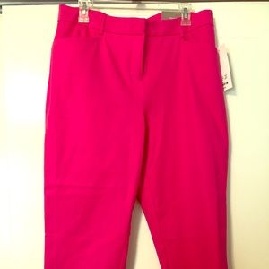 Ladies fuschia dress pant.